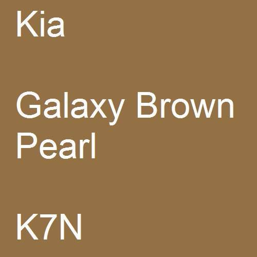 Kia, Galaxy Brown Pearl, K7N.